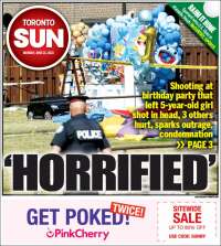 Portada de The Toronto Sun (Canadá)