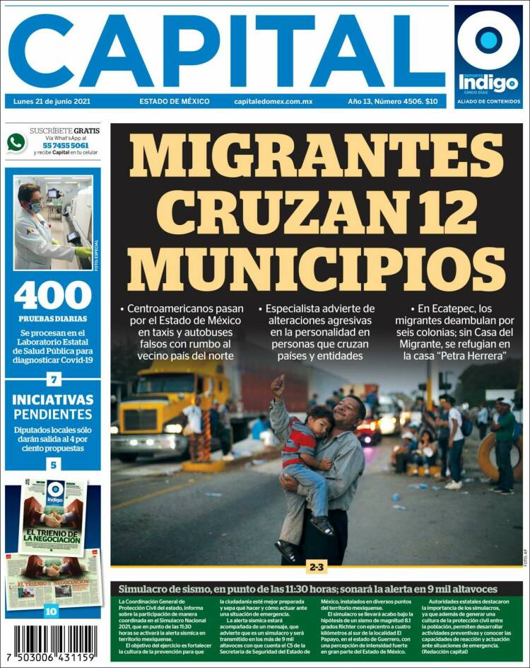 Portada de Capital México (M&eacute;xico)