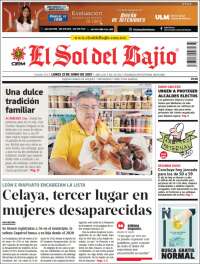 Portada de El Sol del Bajio (M&eacute;xico)