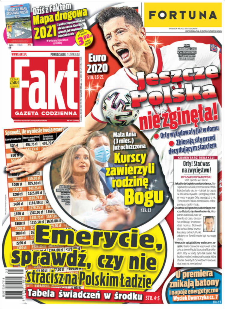 Portada de Fakt (Polonia)