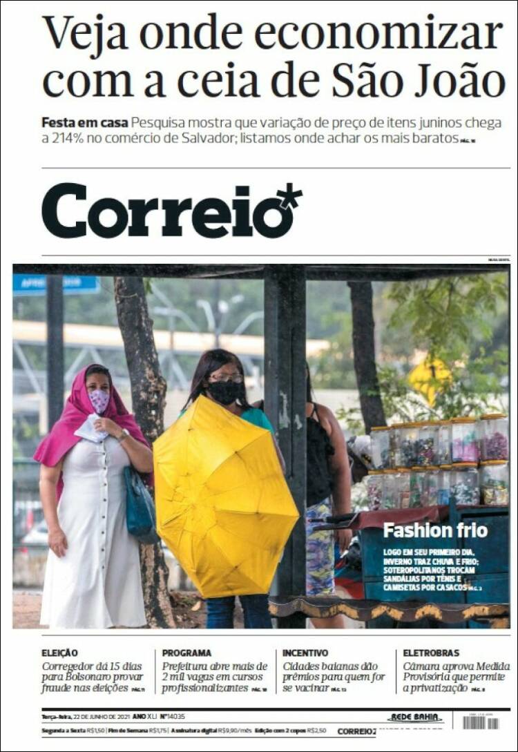 Portada de Correio* (Brasil)