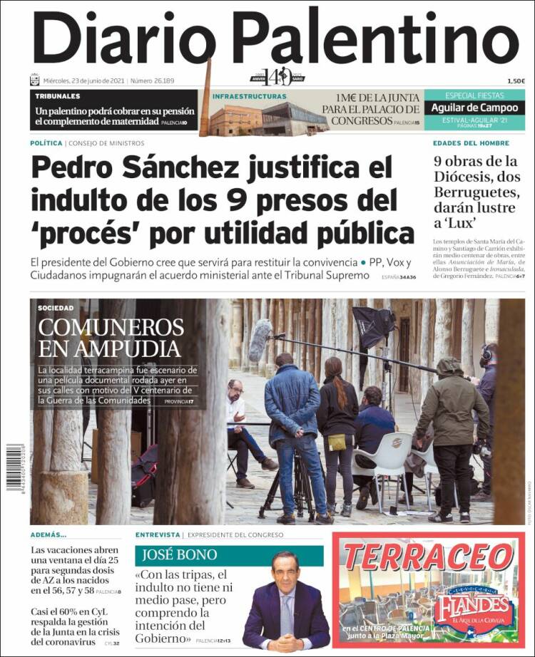 Portada de Diario Palentino (España)