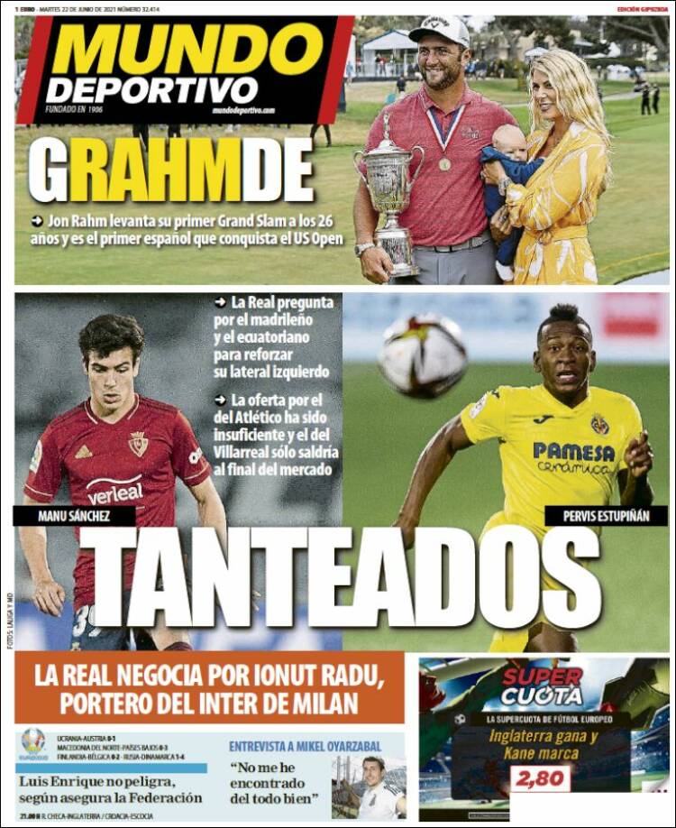 Portada de Mundo Deportivo Gipuzkoa (España)