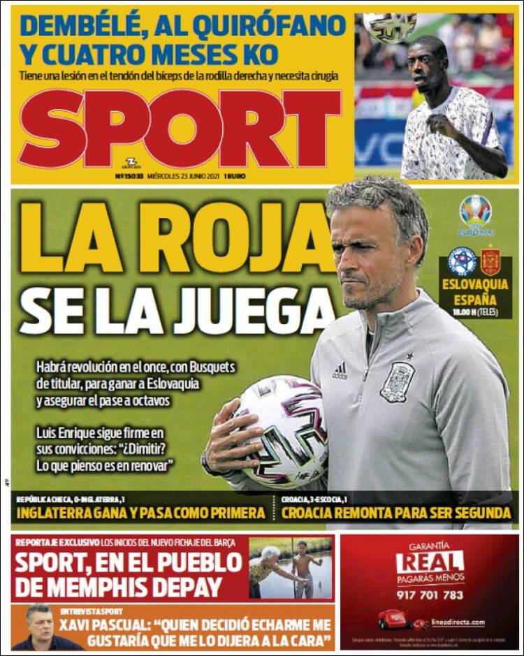 Portada de Sport (España)