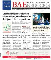 Portada de Buenos Aires Económico (Argentina)