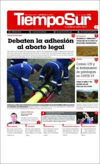 Portada de Tiempo Sur (Argentina)