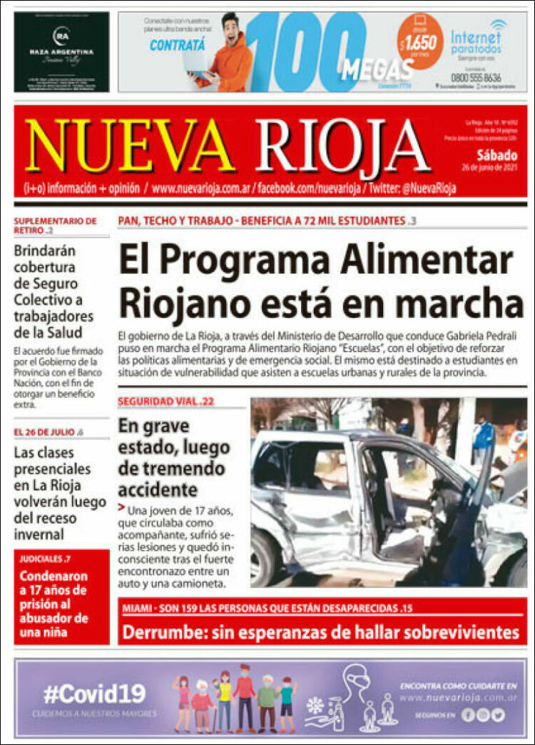 Portada de Nueva Rioja (Argentina)