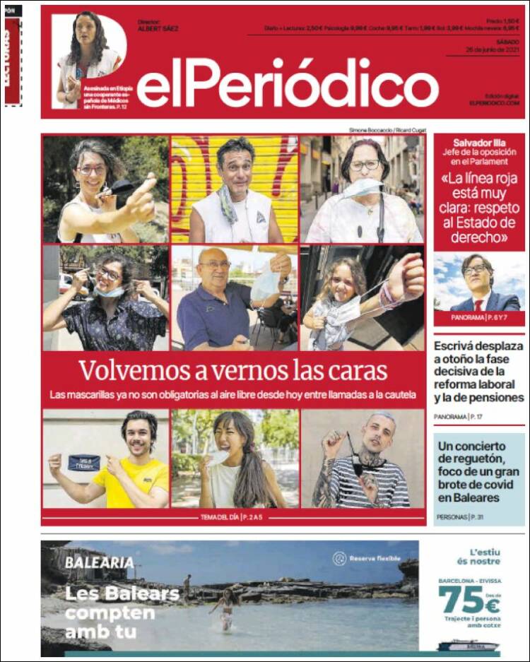Portada de El Periódico (Espa&ntilde;a)