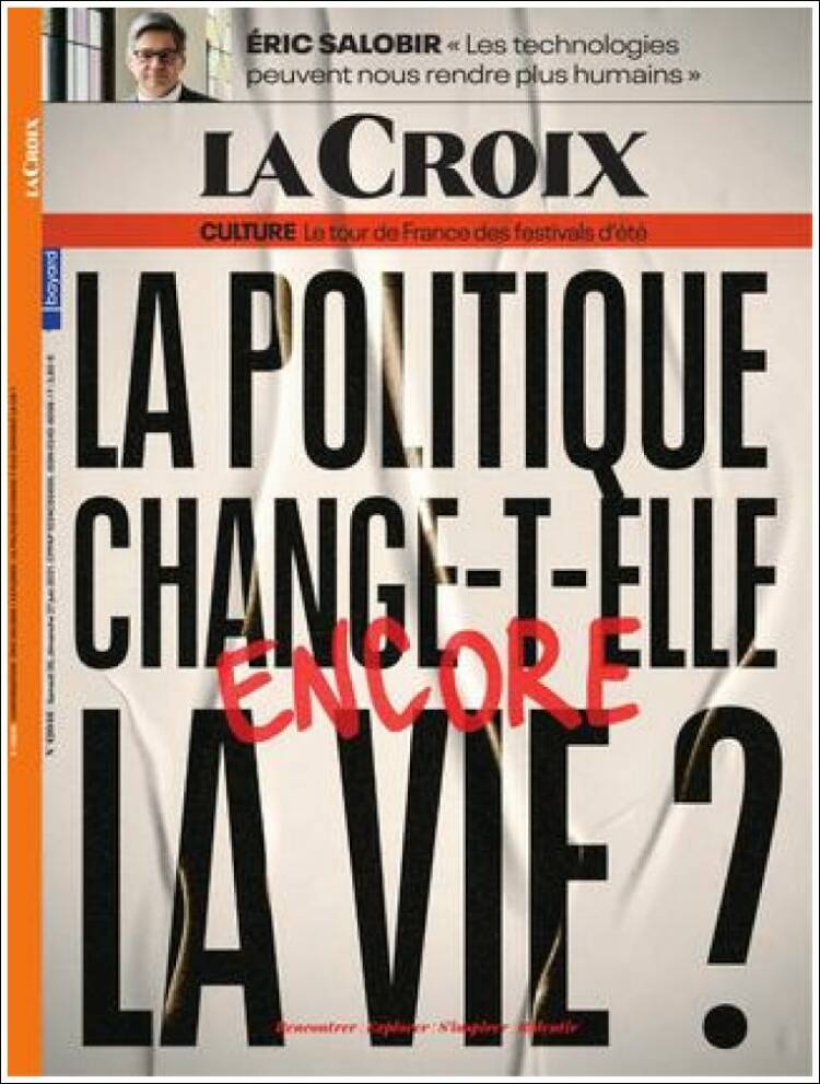 Portada de La Croix (Francia)