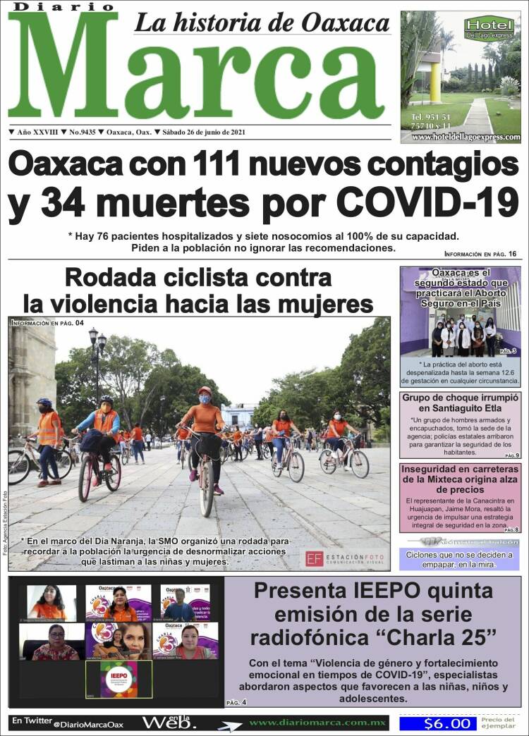 Portada de Diario Marca (México)