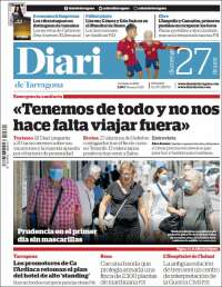 Portada de Diari de Tarragona (España)