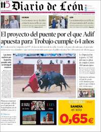 Portada de Diario de León (España)