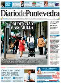 Portada de Diario de Pontevedra (España)