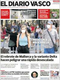 Portada de Diario Vasco (España)