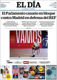 Portada de El Día (España)