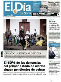 Portada de El Día de Soria (España)