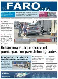 Portada de El Faro de Ceuta (España)