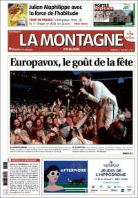 Portada de La Montagne (Francia)