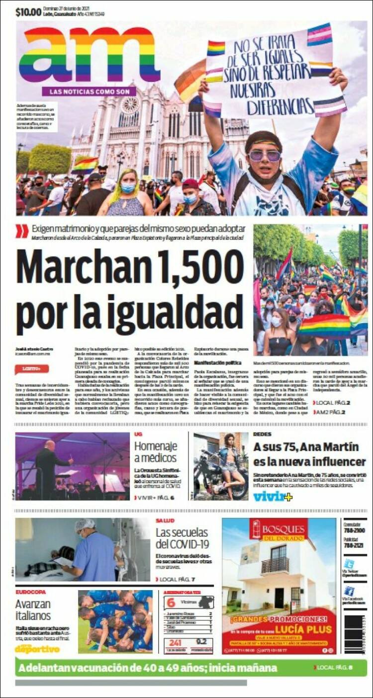 Portada de Al Día A.M. (Mexico)