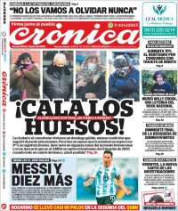 Portada de Crónica (Argentina)