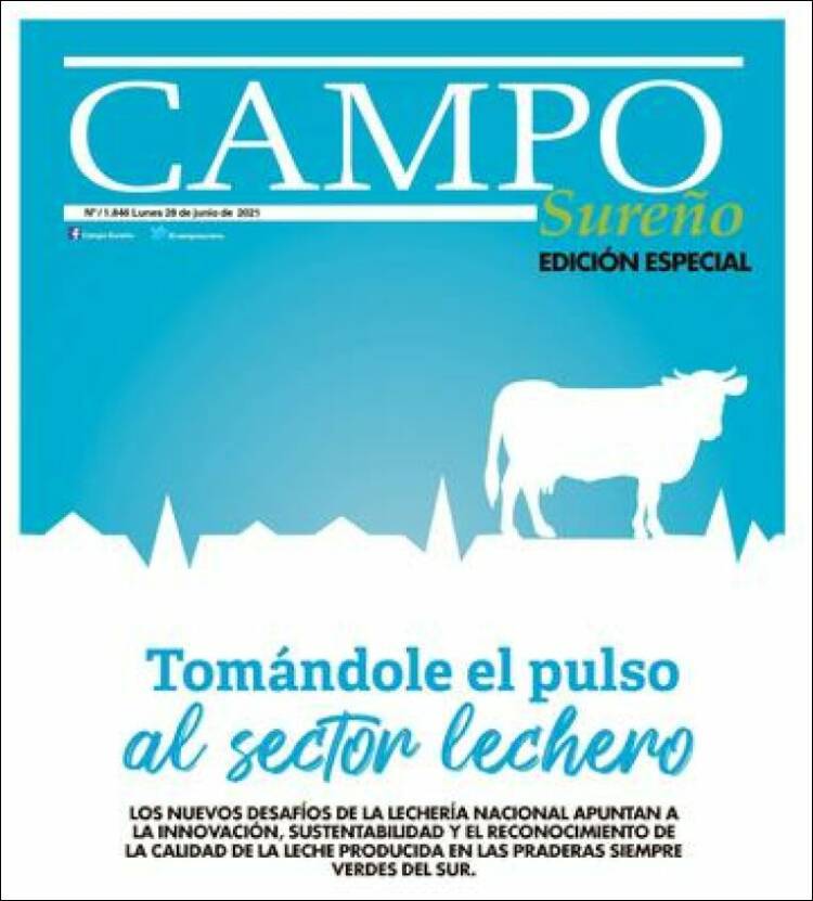 Portada de El Diario Austral de Valdivia (Chile)