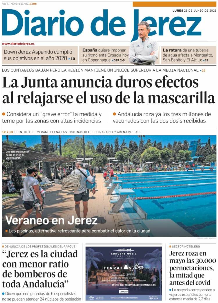 Portada de Diario de Jerez (España)