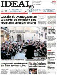 Portada de El Ideal de Jaén (España)