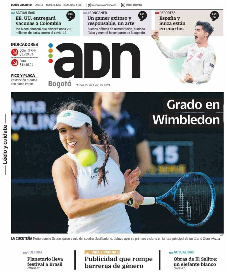 Portada de ADN - Bogotá (Colombia)