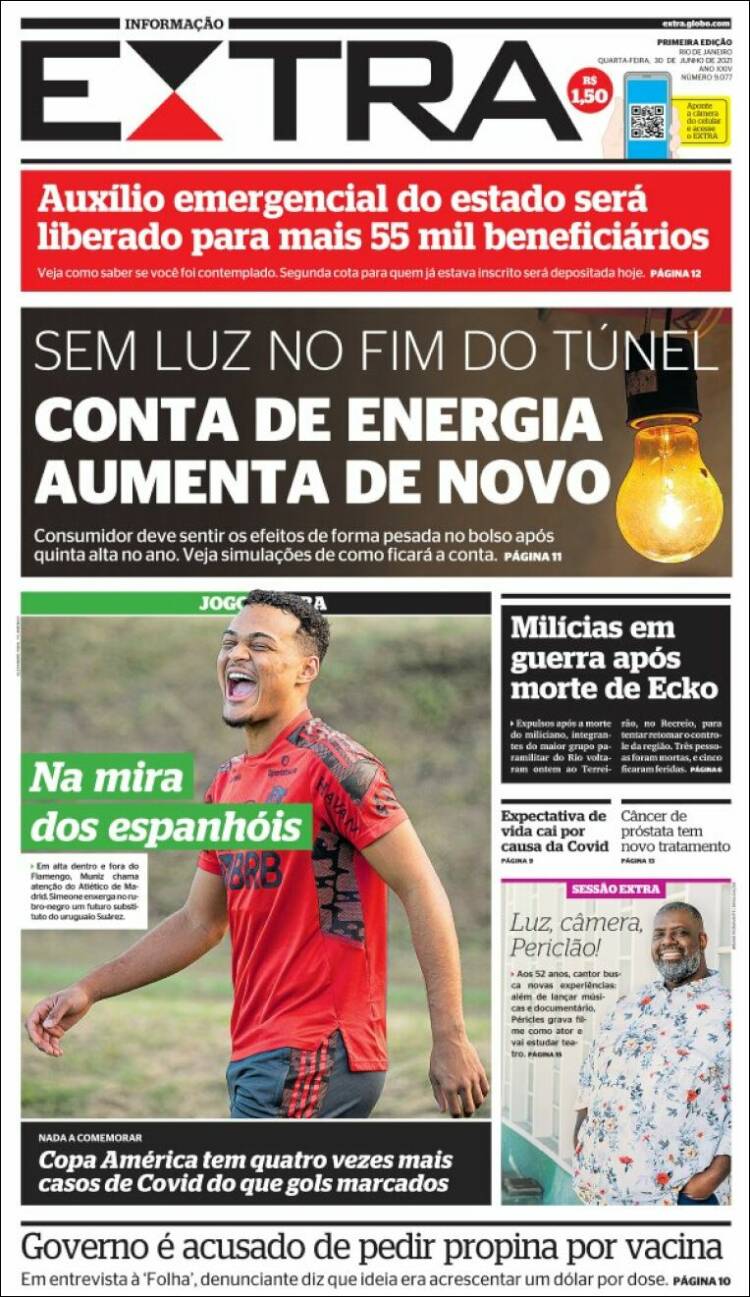 Portada de Extra (Brasil)