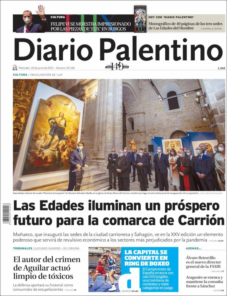 Portada de Diario Palentino (Espa&ntilde;a)