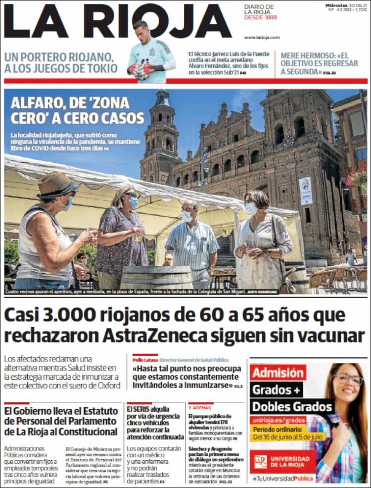 Portada de La Rioja (Espa&ntilde;a)