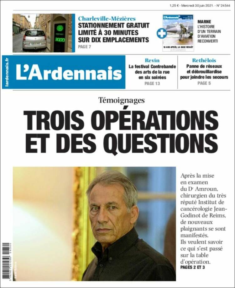 Portada de L'Ardenais (Francia)