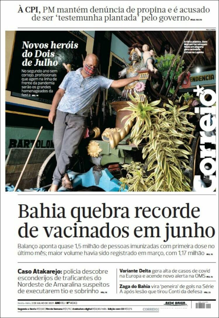 Portada de Correio* (Brasil)