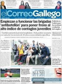 Portada de El Correo Gallego (Espa&ntilde;a)