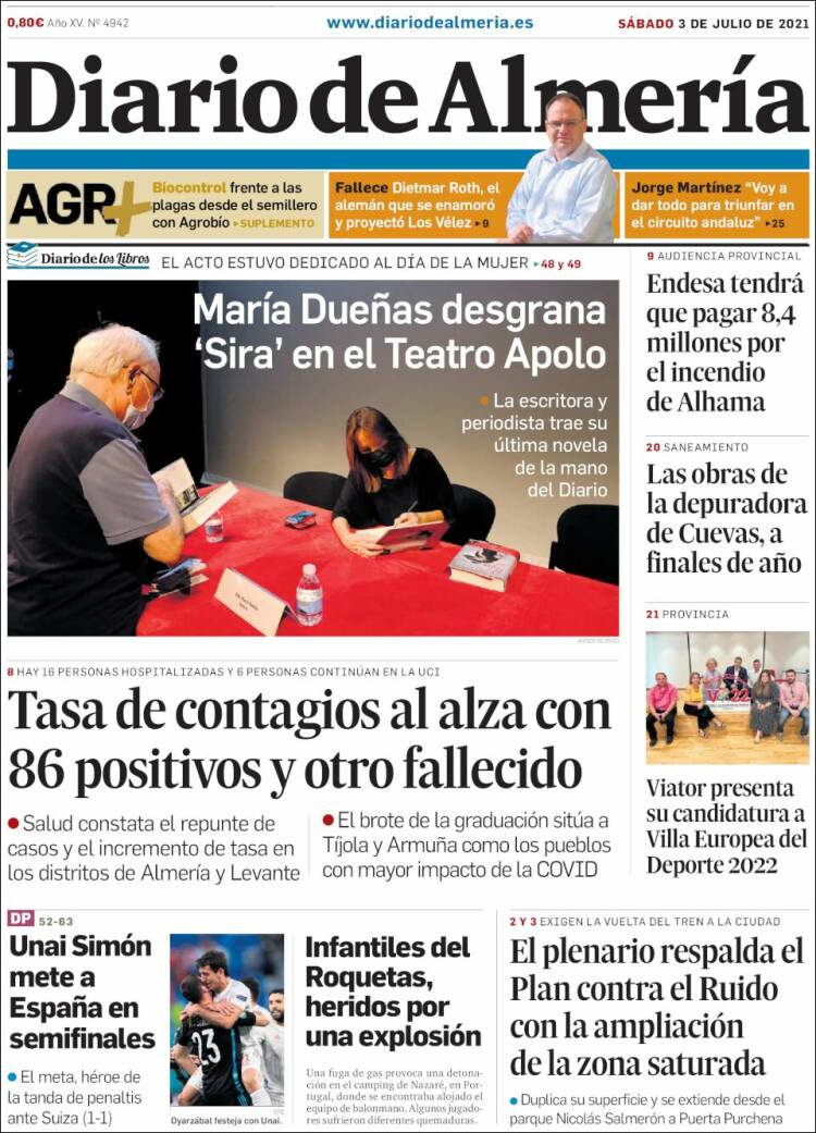 Portada de Diario de Almería (Espa&ntilde;a)