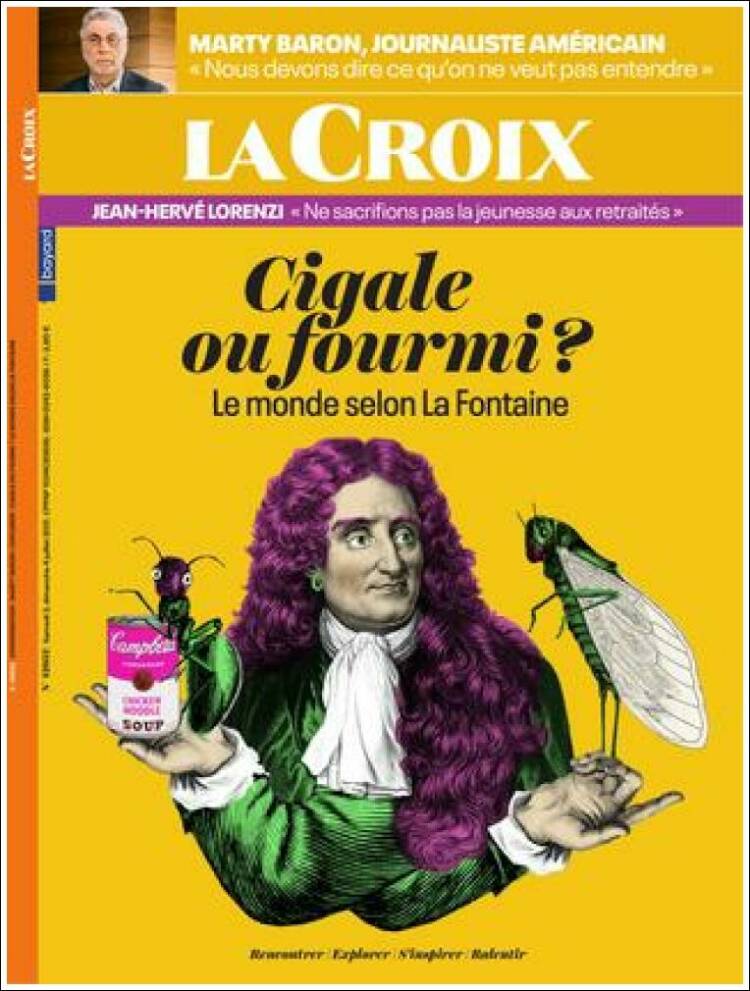 Portada de La Croix (Francia)