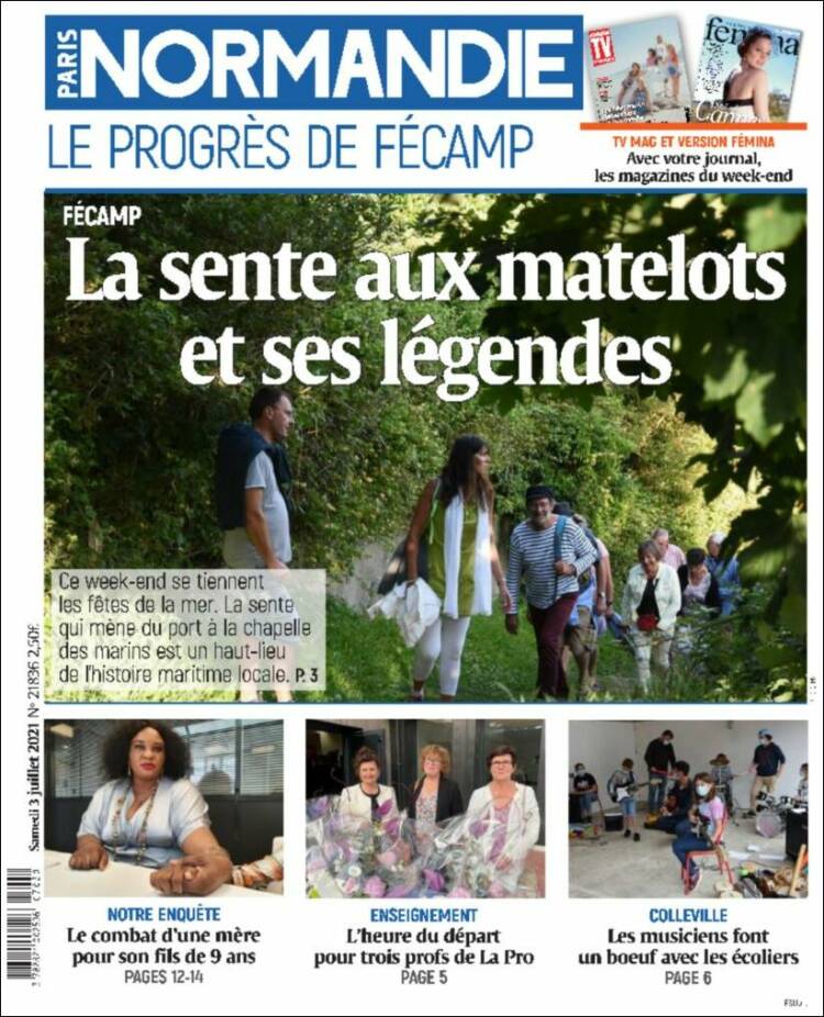 Portada de Progres de Fecamp (Francia)
