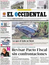 Portada de El Occidental (México)