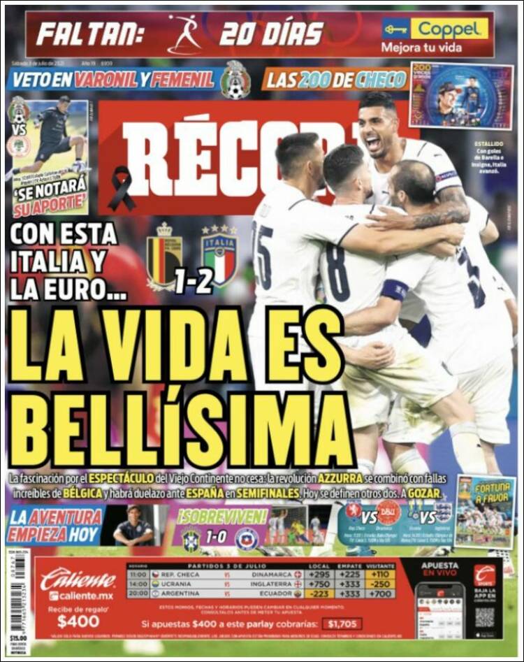 Portada de Record (México)