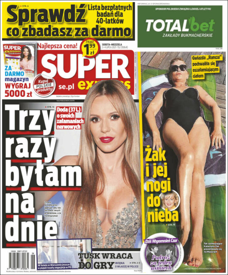 Portada de Super Express (Polonia)