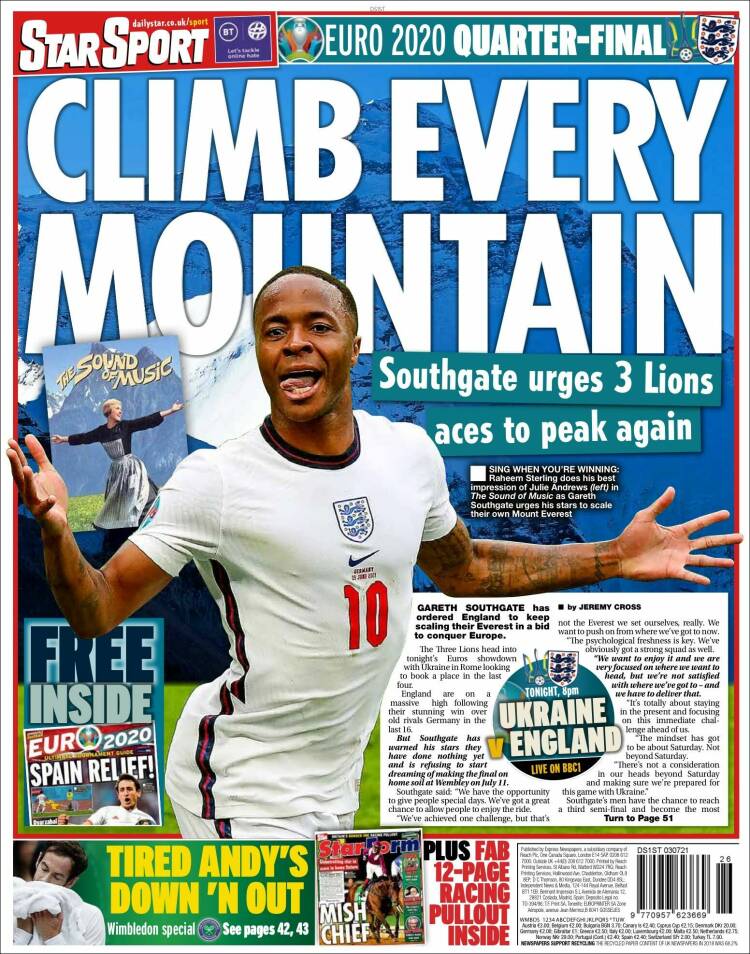 Portada de Star Sport (Reino Unido)