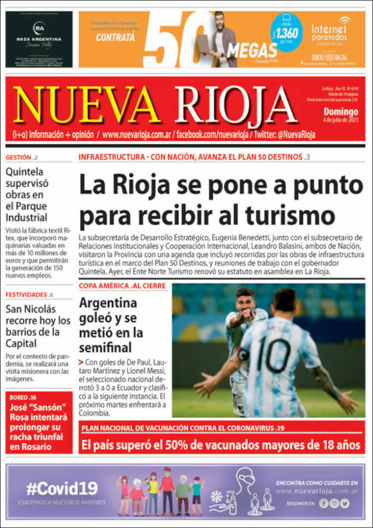 Portada de Nueva Rioja (Argentina)