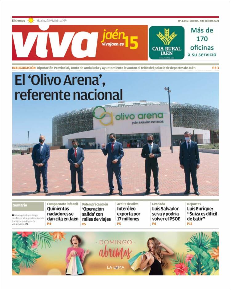 Portada de Viva Jaén (España)