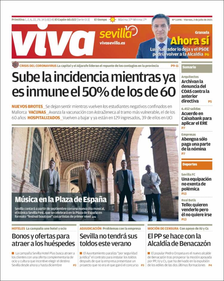 Portada de Viva Sevilla (España)