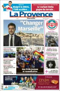 Portada de La Provence (Francia)