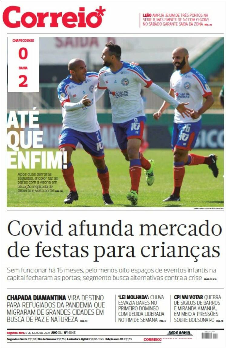 Portada de Correio* (Brasil)