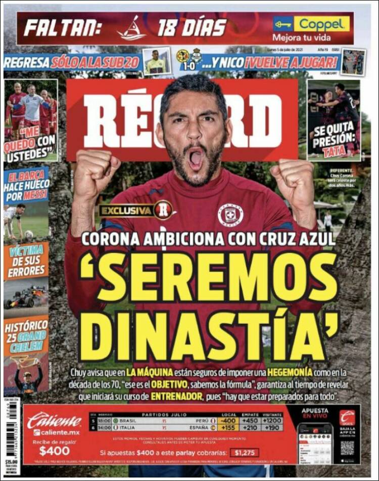 Portada de Record (Mexico)