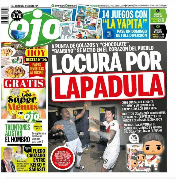 Portada de Ojo (Perú)