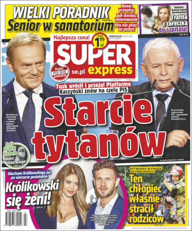 Portada de Super Express (Polonia)