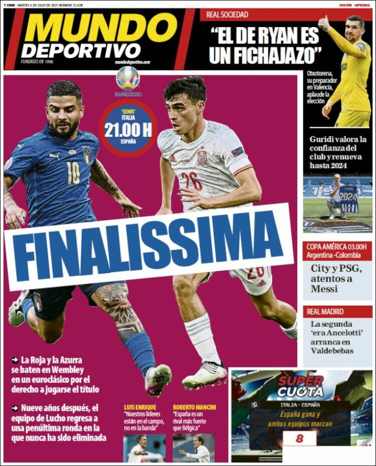 Portada de Mundo Deportivo Gipuzkoa (España)